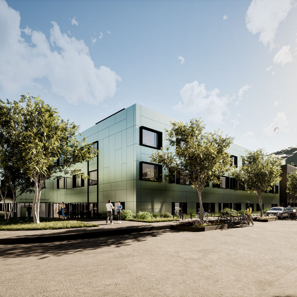 Militärische Krankenanstalt sowie Büro- & Unterkunftsgebäude | Projekte SISSIBAY architects, Innsbruck