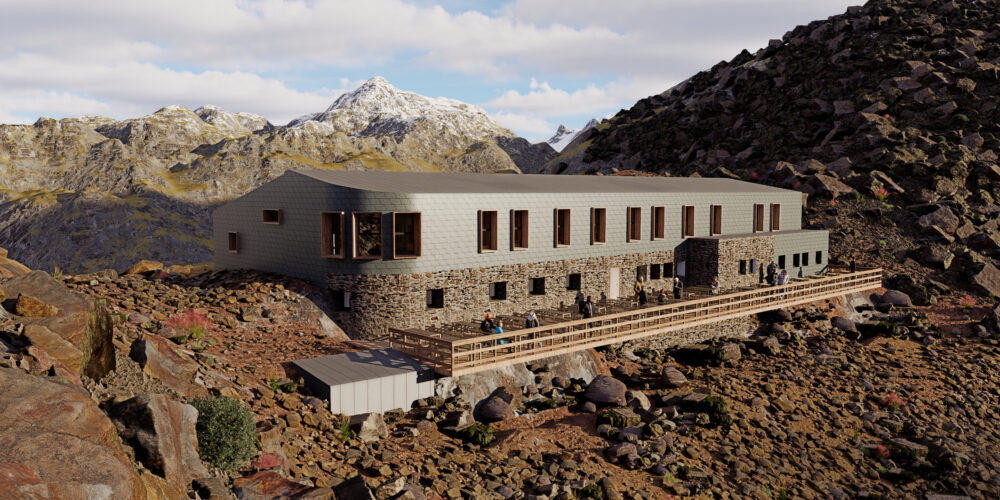 Wettbewerb Glungezerhütte | Projekte SISSIBAY architects, Innsbruck