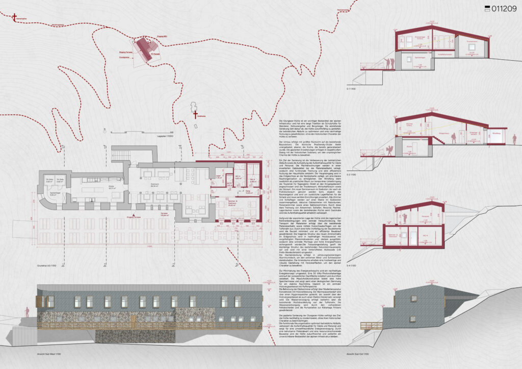 Wettbewerb Glungezerhütte | Projekte SISSIBAY architects, Innsbruck Wettbewerb Glungezerhütte | Projekte SISSIBAY architects, Innsbruck